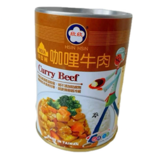 欣欣 咖哩牛肉 250g 咖哩罐頭, 250ml, 1個