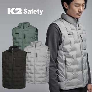 K2 세이프티 패딩 조끼 발열 방한 하이브리드 겨울 야외 낚시 등산 아웃도어 경량 베스트