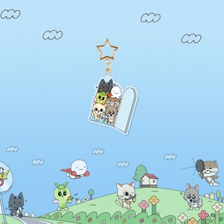 桃園出貨-BOYNEXTDOOR 卡通 衕款亞克力雙麵鑰匙扣掛件飾品, 3#, 1個