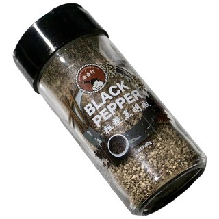 全壘打調味專家 粗粒黑胡椒 BLACK PEPPER 家庭罐裝, 40公克, 1個