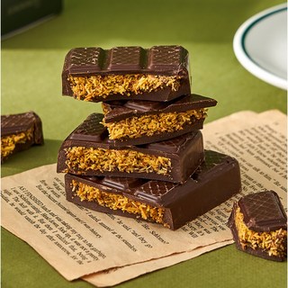 정원에서 스위트 카다이프 초콜릿 두바이 피스타치오 초콜릿 발렌타인데이 화이트데이, 80g, 1개