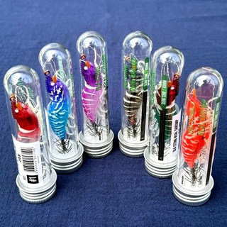 스매쉬 이카스팅 리얼 새우에기 전컬러 6종 SET, 1세트, 7g, 바늘포함 80mm (6종세트)
