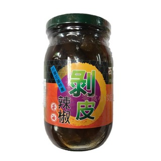 台灣花蓮特產剝皮辣椒(茶油)-450g, 1個
