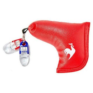 藍鯨高爾夫 Le coq sportif 高爾夫多功能/推桿套夾 #QQBTJX03（黑、紅、藍）, 紅色, 1個