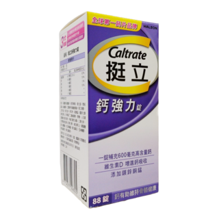 挺立 鈣強力錠 添加維生素D與鋅, 88錠, 1個