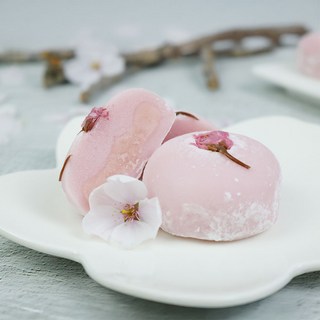 [응원선물] 화사한 벚꽃처럼 예쁘고 밝은 희망 선물세트-벚꽃찹쌀떡, 70g, 6개