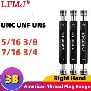 버니어캘리퍼스 플러그 도구 7/16-32 표준 3/8-16 정밀 미국 스레드 3B 측정 3/4-28 5/16-18 게이지 개 UNC 머큐리 UNS 스틸 1 UNF, 1PCS