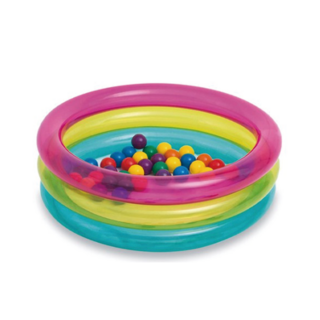 인텍스 베이비 볼 + 풀 세트 48674, 혼합색상, 1개