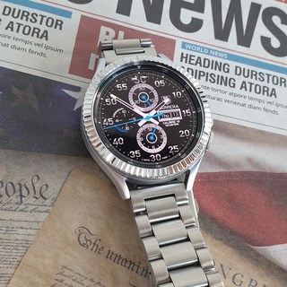 바나나랜드 갤럭시워치4 클래식 베젤링, 2.클래식 메탈 태엽 실버