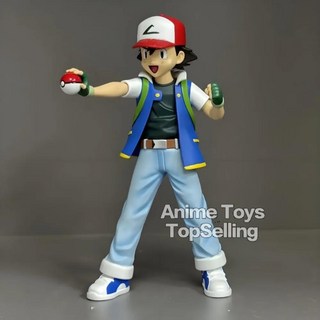 13cm/5.1in 애니메이션 Pokemen 그림 Ash Ketchum 액션 피규어 Pvc 컬렉션 모델 장난감 선물 용품, 01 Ash Ketchum