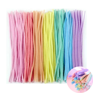 쟈드아가트 모루철사 털철사 공예철사 색모루 만들기재료 300개, 1개