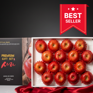 [전문가추천] 100% 실패없는 부사 사과 선물세트, 1박스, 5kg (대과)