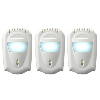 迷你夜燈空氣清淨機，臥室客廳適用，有效過濾PM2.5，清新空氣，節能省電, 白, DT-3D11  3入