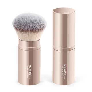 MAANGE 휴대용 다기능 메이크업 브러시 1피스, 1개, Gold