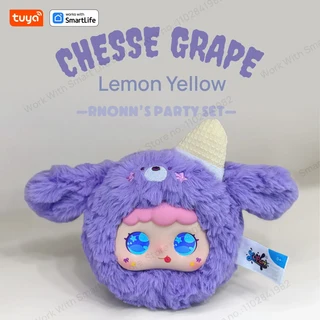 라벤더 귀여운 AI 로봇 애완동물 동반자 터치 인터랙티브 스마트 장난감 투야 앱 음성 및 감정 인식 모든, 01 Cheese grapes