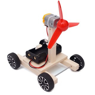 빅드림(티처스) STEAM 과학교구 조립 장난감 DIY 실험키트 과학실험키트, 8-미니 전동 풍력자동차 (C-27A)