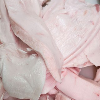 국내산 덩어리 돼지지방 비계 돼지기름 돈지 라드유 A지방, 6개, 500g