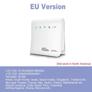 Benton SIM 카드 슬롯이 있는 4g LTE 라우터 잠금 해제 SIM 카드 와이파이 리피터 WAN LAN WLAN용 핫스팟 4g 라우터 300Mbps, 14) UK Plug - R01 EU, 1개