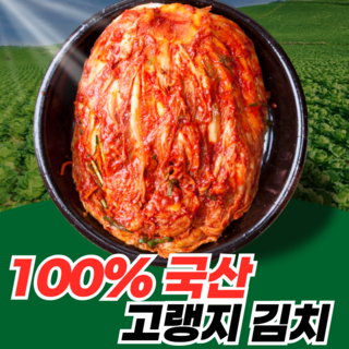 안군농원 국산 최상급 재료 강원도 고랭지 포기김치, 1개, 3kg