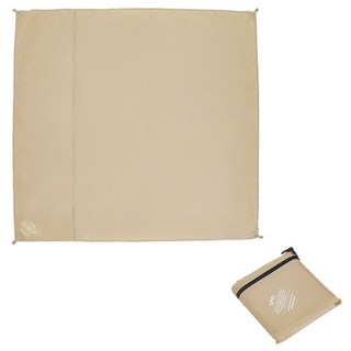 캠프빌리지 다용도 캠핑 내수압 4000 방수매트 그라운드시트 + 전용 수납가방, 베이지