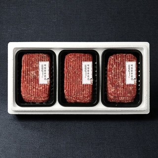 1/28(수)순차출고한우 떡갈비 선물세트 2호 1.08kg (360g x 3팩), 3개, 360g