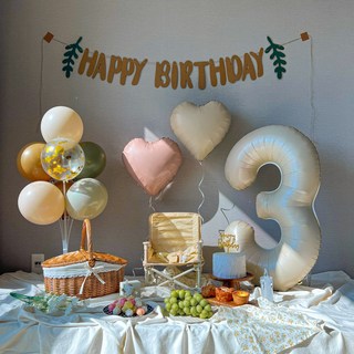 생일 풍선 파티 세트 셀프촬영 돌상 세돌 대형 숫자, 대형 3