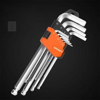 그니스토어 전문가용 산업용 가정용 렌치세트 분리공구 탈거, 육각렌치숏볼헤드/ONE