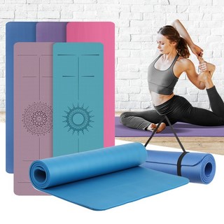 두꺼운요가매트 층간소음 짐매트 운동 스포츠 홈트 필라테스 헬스, 와이드NBR 16mm 블루