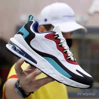 限時下殺 大碼鞋2024春秋新款氣墊休閒男鞋舒適輕便運動鞋時尚百搭女鞋防滑耐磨耐穿WL34, 白綠,42