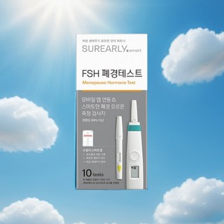 여성 갱년기 진단 검사 셀프 테스트 테스트기 자가 진단 키트 10개입, 1개