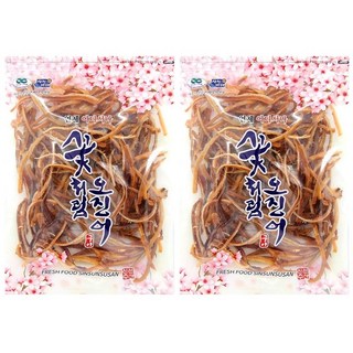 신선수산 꽃처럼 오징어 슬라이스 230g+230g 2봉 조미 꽃오징어, 230g, 2개