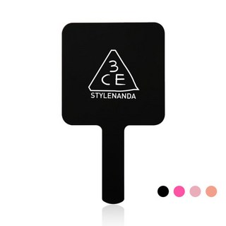 3CE 스퀘어 핸드 미러, PINK RUMOUR, 1개