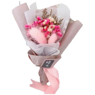 ONEDAY 特級滿天星迷你乾燥花束, C桃粉