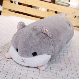 베개 귀여운 대형 순면 애착 안고자는 동물 큰베개, 그레이