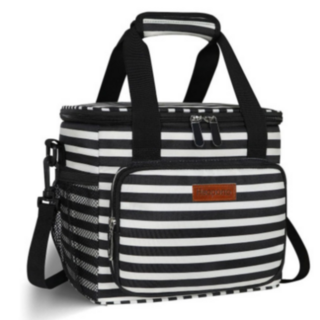 [보냉실험완료] 보냉효과 확실한 진짜 예쁜 보냉백, 스트라이프, 15L