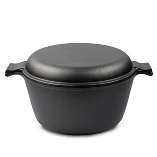 롯지 솥밥냄비 무쇠솥 프리시즌드 5쿼트, 1개, 5 Quart