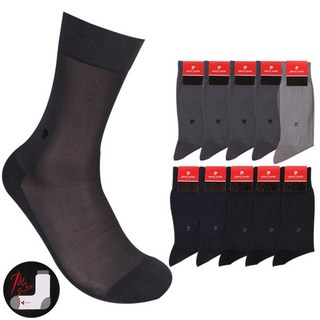 [피에르가르뎅]남성 고급손봉조 이중겹바닥 정장양말10족택1 장목