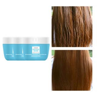 단백질 헤어 트리트먼트 미용실 퍼퓸 헤어팩 극손상 복구 손상모 두피 셀프 클리닉 머리영양제, 400ml, 3개