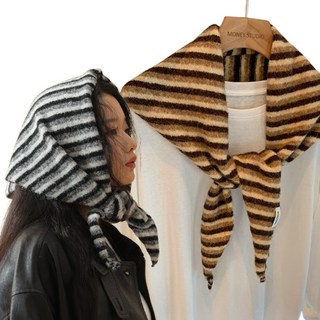 리빙미 바부슈카 니트 스카프