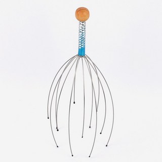 AN 미니 두피 마사지기 휴대용 머리 마사지 핸디 두피자극기, 1개