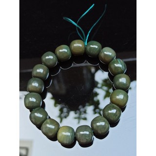 阿拉善瑪瑙 手串 深抹茶色 12mm