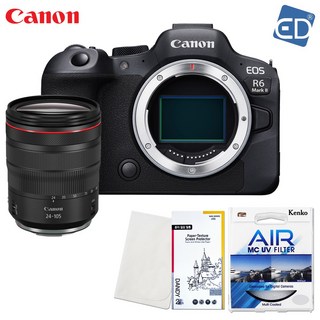 [캐논 정품] EOS R6 Mark II /RF 24-105mm F4-7.1 IS STM KIT +켄코필터+액정필름+포켓융 /ED, R6 Mark II/RF 24-105mm F4-7.1