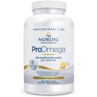 Nordic Naturals 프로오메가 650 EPA /450 DHA 1000mg 레몬 소프트 젤, 180정, 2개