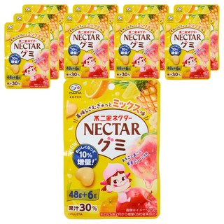 FUJIYA 不二家 滿滿果汁綜合風味軟糖, 10個, 54g