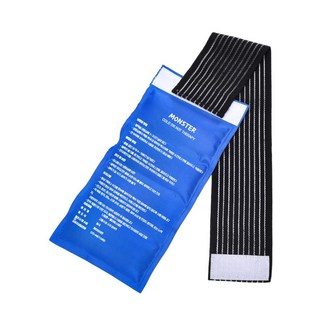 몬스터 찜질팩 / 고탄력 밴드와 유연한 디자인으로 다양한 부위 편안한 찜질 냉온 가능, 1set