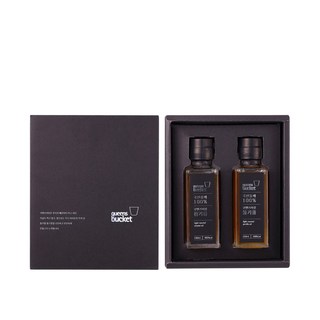 쿠엔즈버킷 국산 100% 저온압착 참기름 들기름 100ml 세트, 1세트