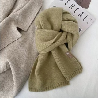 素色軟糯圍巾圍脖 奶茶色系混羊毛圍巾 溫暖時尚圍脖 男女圍脖生日禮物