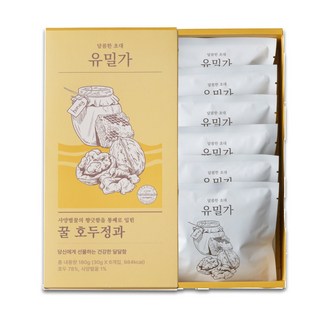 유밀가 수제 꿀 호두정과 30g 6개입 1세트, 1개, 180g