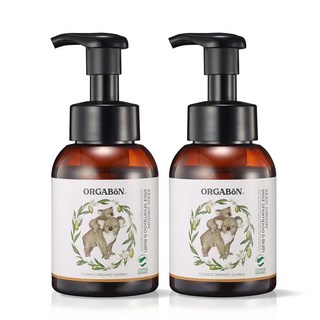 오가본 씨앗품은 유기농 순한 유아용 샴푸앤바쓰, 280ml, 2개