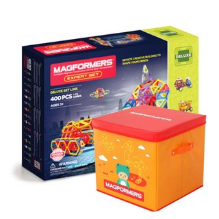 맥포머스 엑스퍼트(400피스) 정리함 포함 세트, 1개, 엑스퍼트(400피스)+정리함